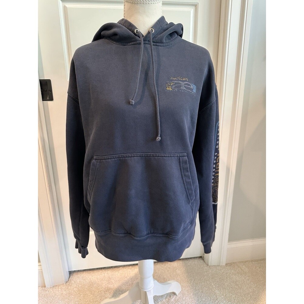 Vintage Y2K American Eagle Hoodie Mens XS Sweatshirt Snowboard 90s-Distressed